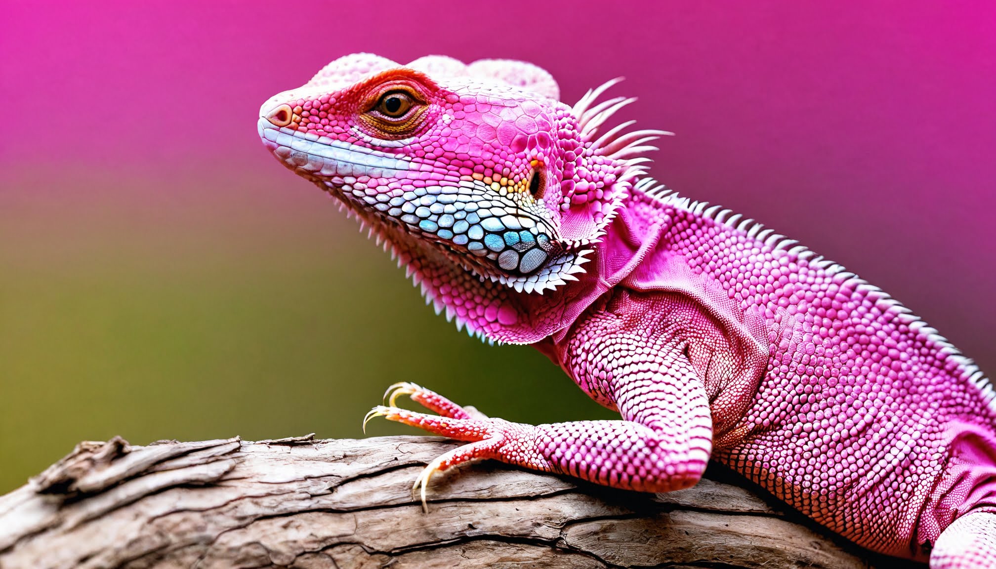 Pink lizard