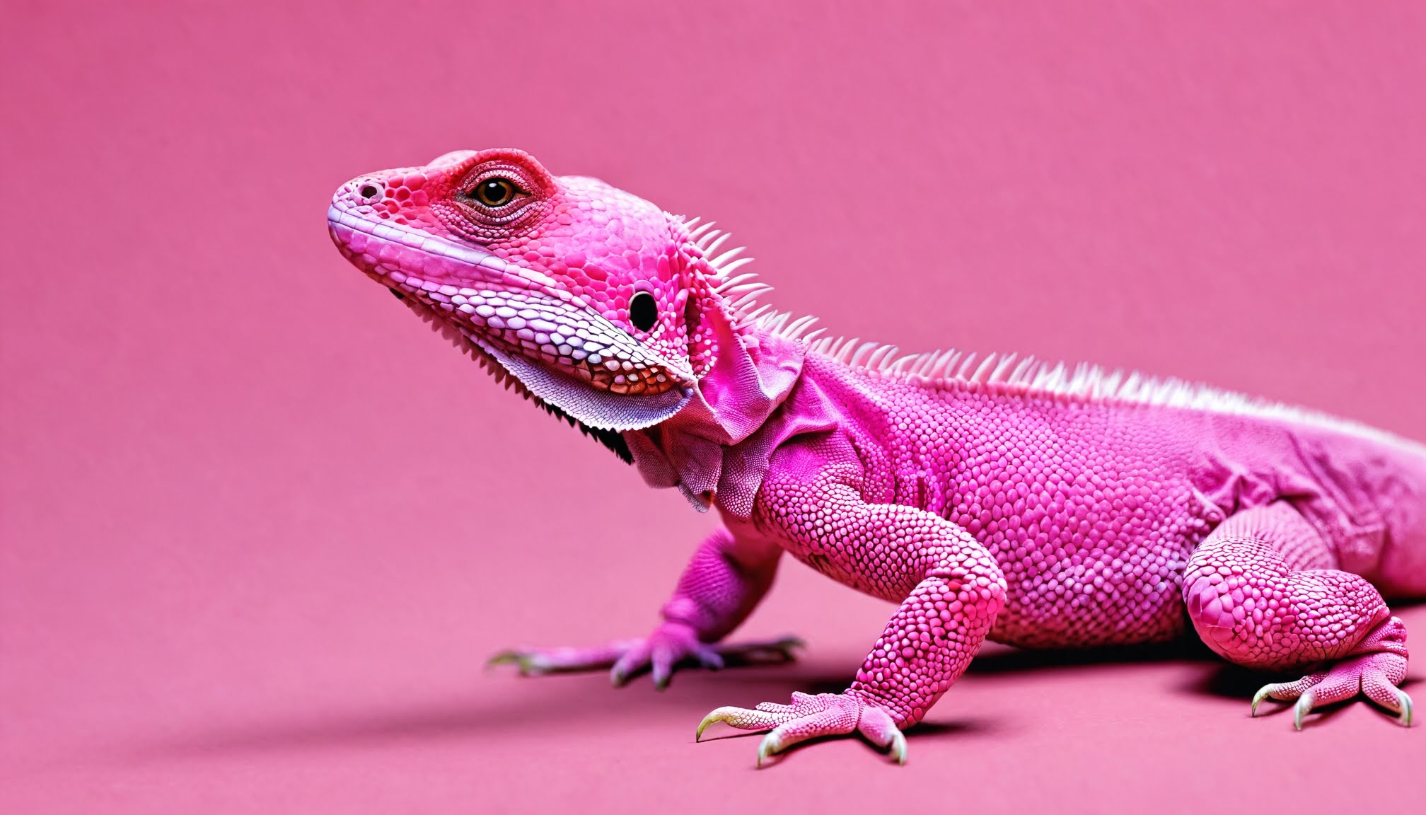 Pink lizard